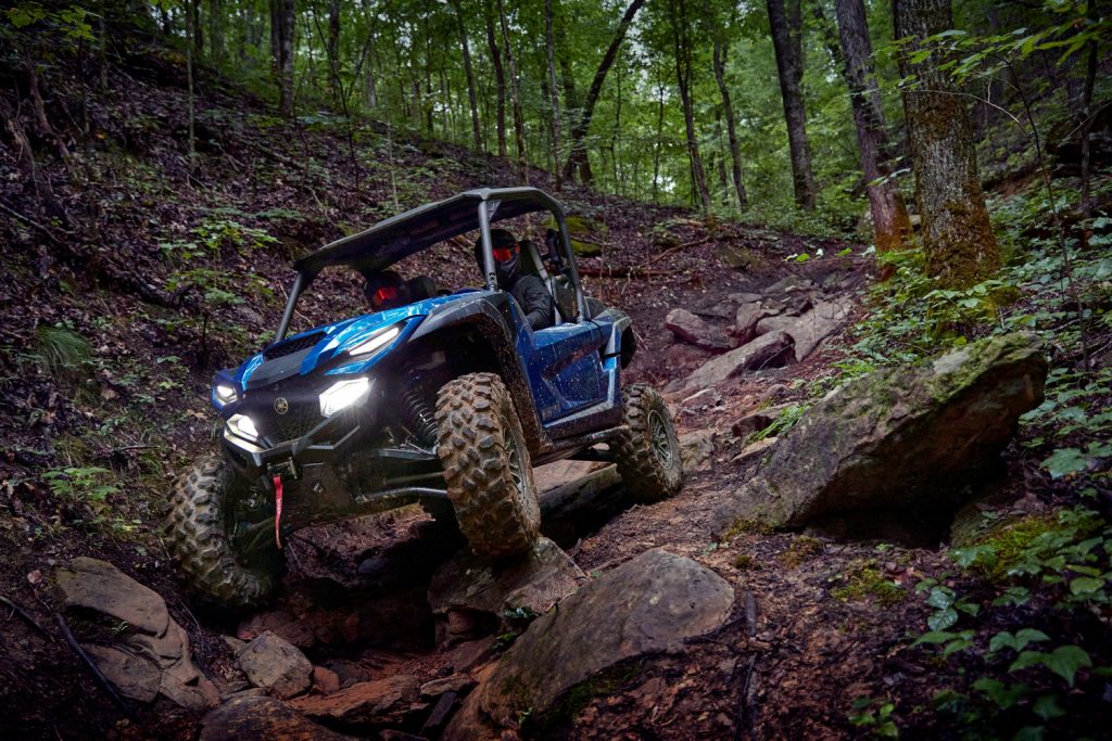Yamaha Wolverine RMAX2 on Hatfield-McCoy trails