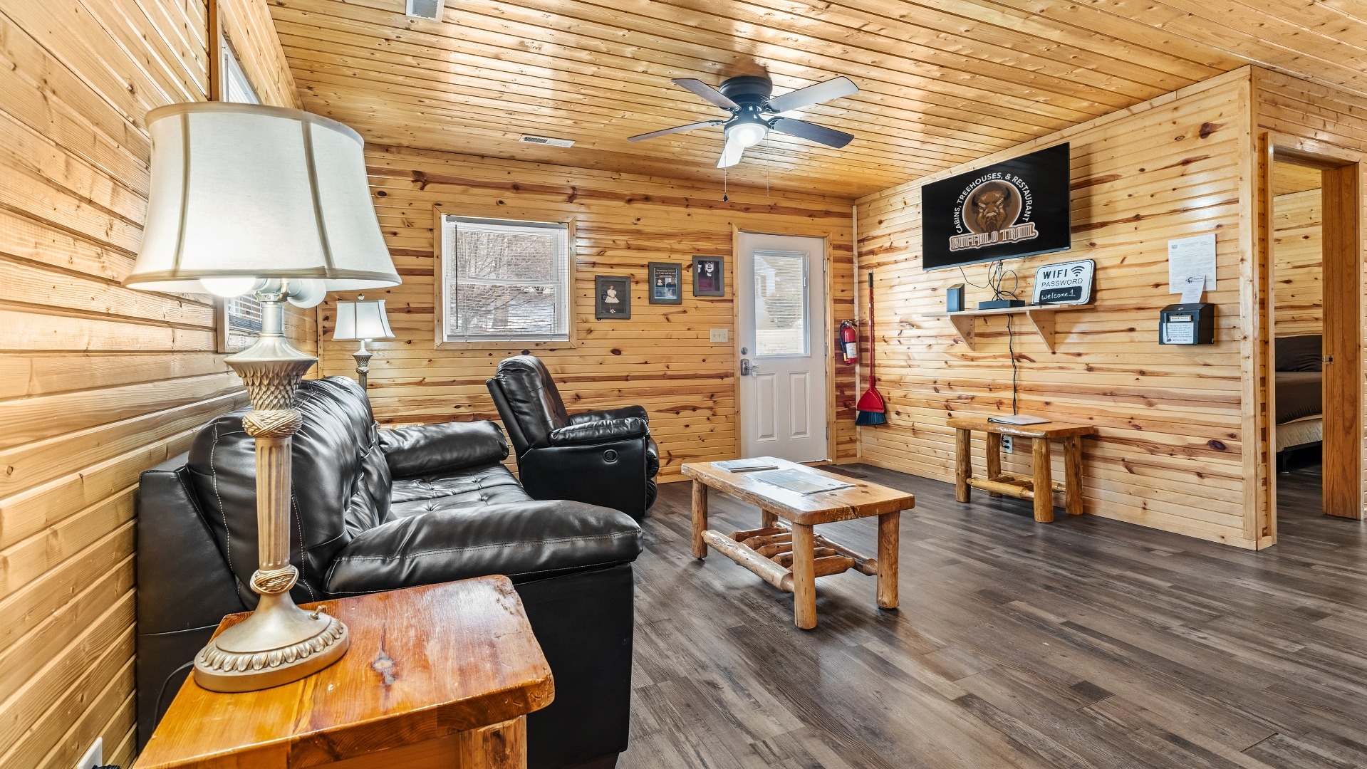 Ashley's Cabin living room