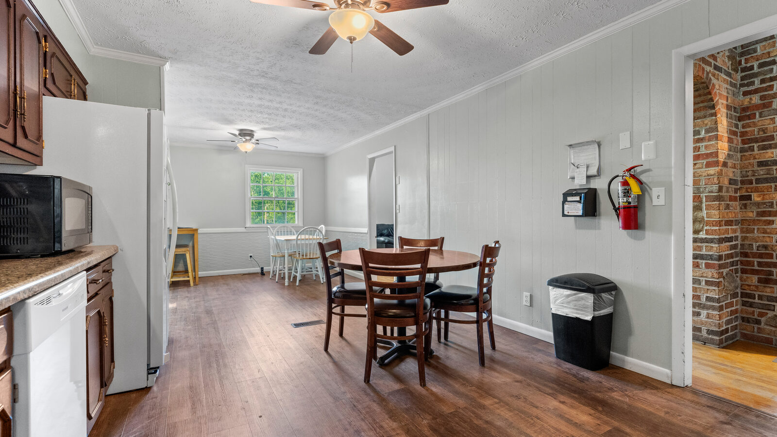 Kitchen and dining area