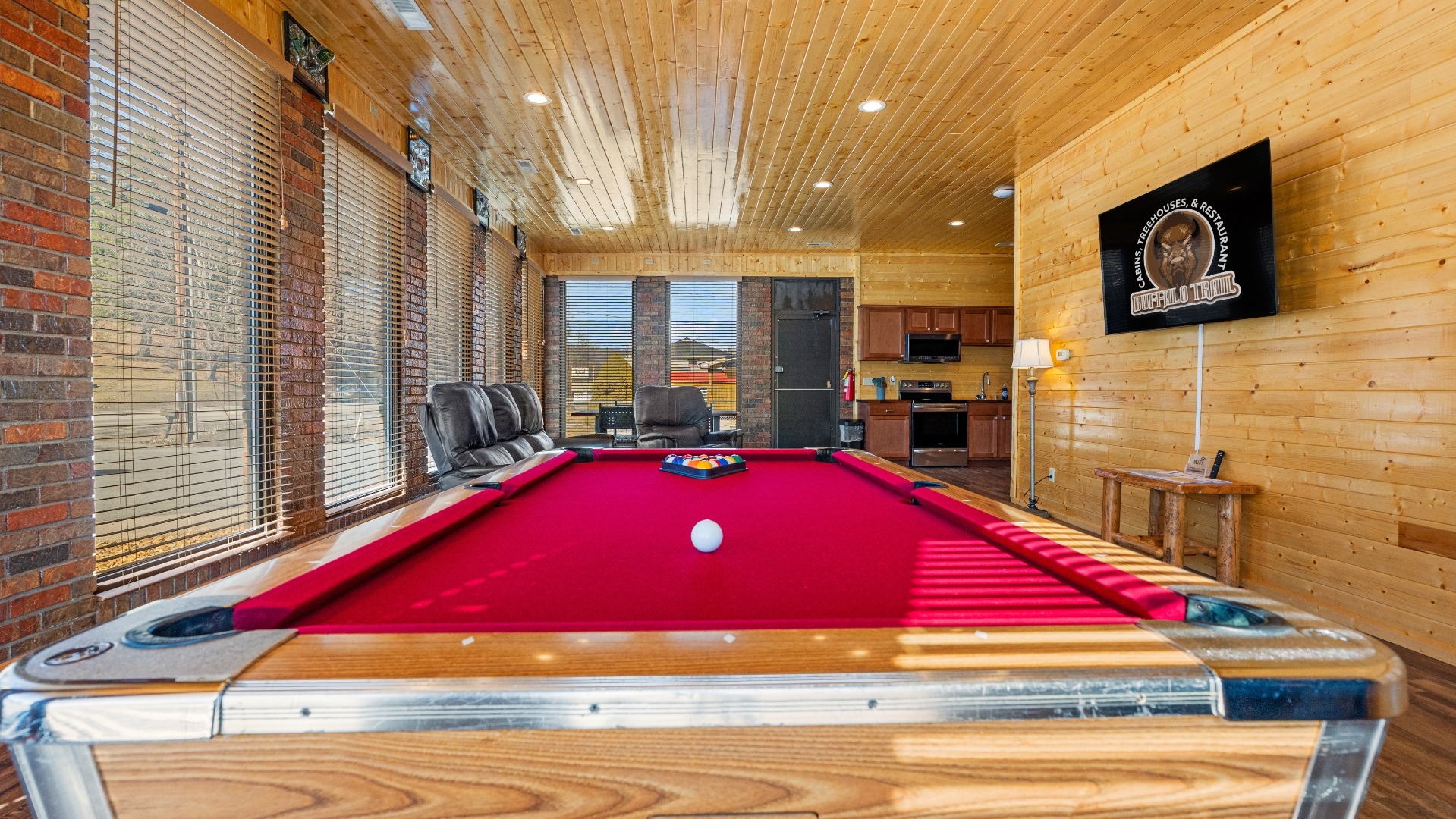 Pool table game room