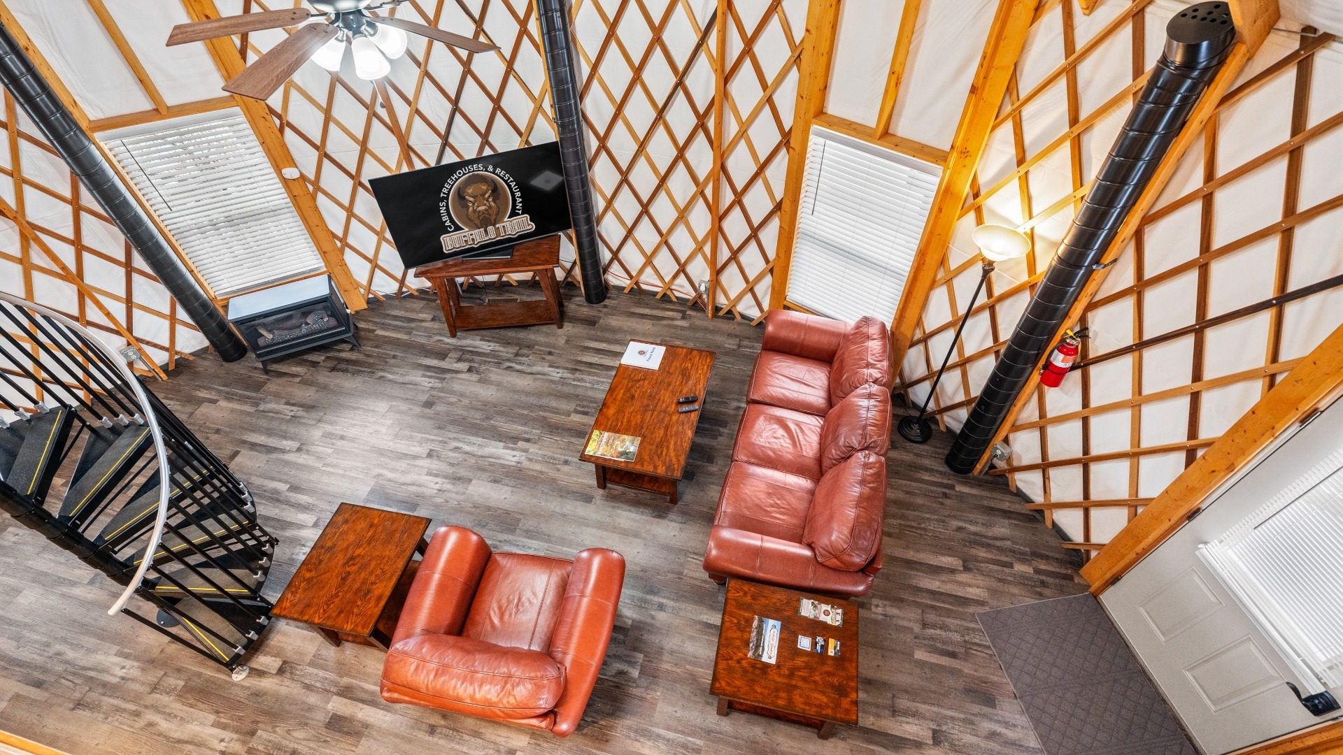 Interior sleeping area