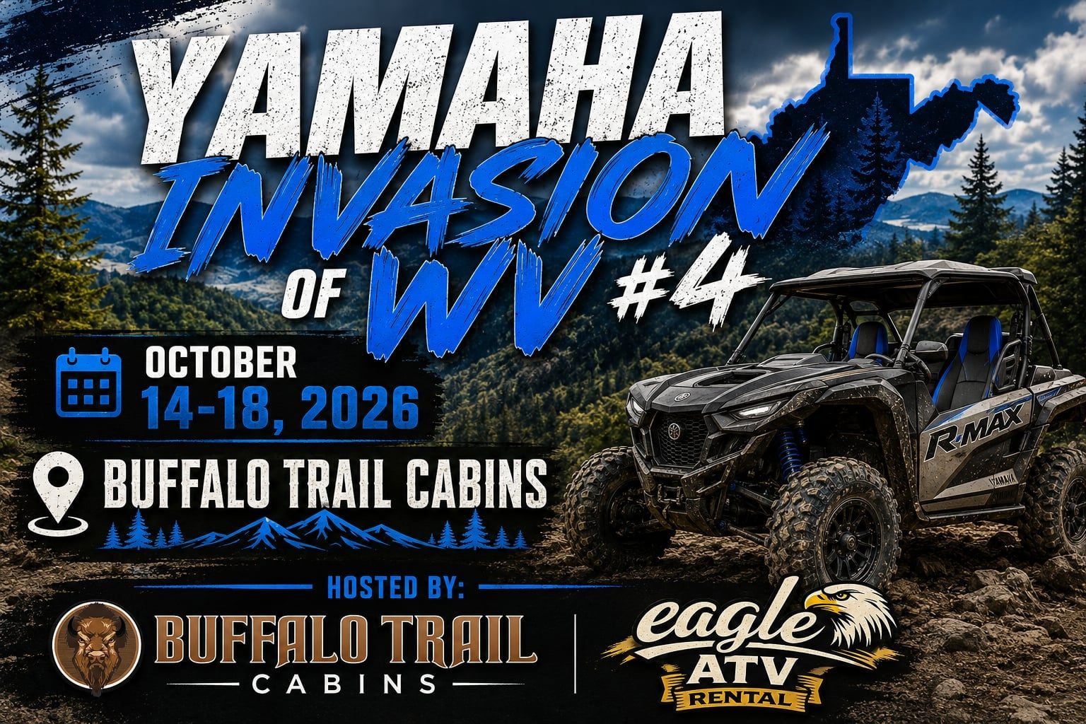 Yamaha Invasion of WV #4 — October 14–18, 2026