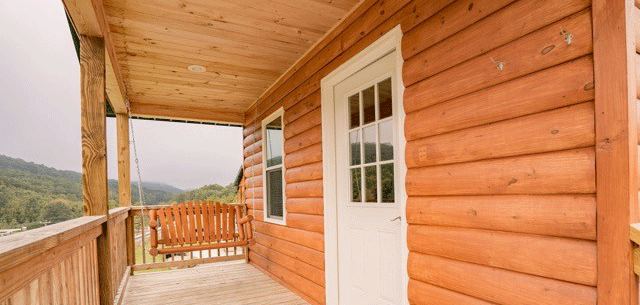 Covered front porch