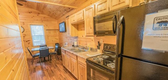 Kitchen and dining area
