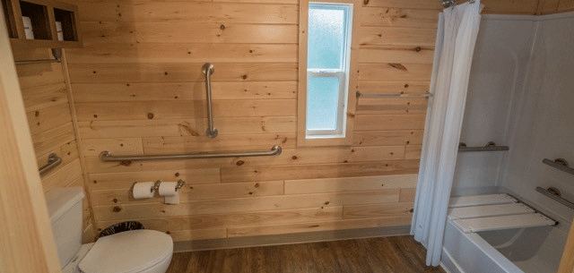 Bathroom with tub